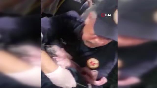 Brezilya'da kadın otobüste doğum yaptı dakikalarca alkışlandı