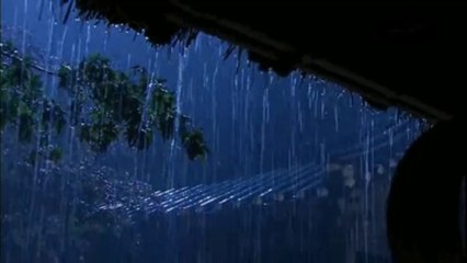 Suara Hujan dan Petir Malam Hari _ Night Rain And Thunder (Audio Relaxation)