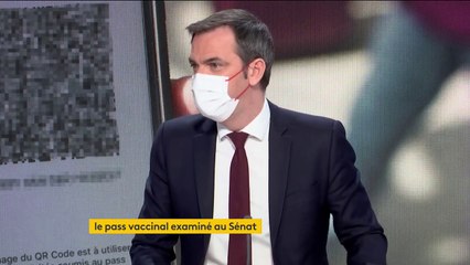 Pass vaccinal : Olivier Véran "demandera aux sénateurs" de revenir sur le conditionnement du dispositif à un nombre d'hospitalisations