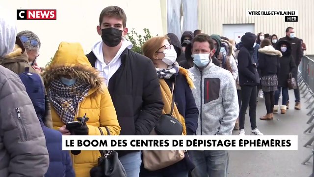 Coronavirus - Les centres de dépistage éphémères sans rendez-vous sont pris d’assaut - Il y a parfois jusqu'à 2h30 de queue dans certains centres - VIDEO