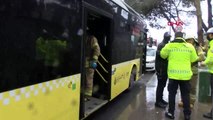 Sarıyer'de İETT otobüsleri çarpıştı: 3 yaralı (2)