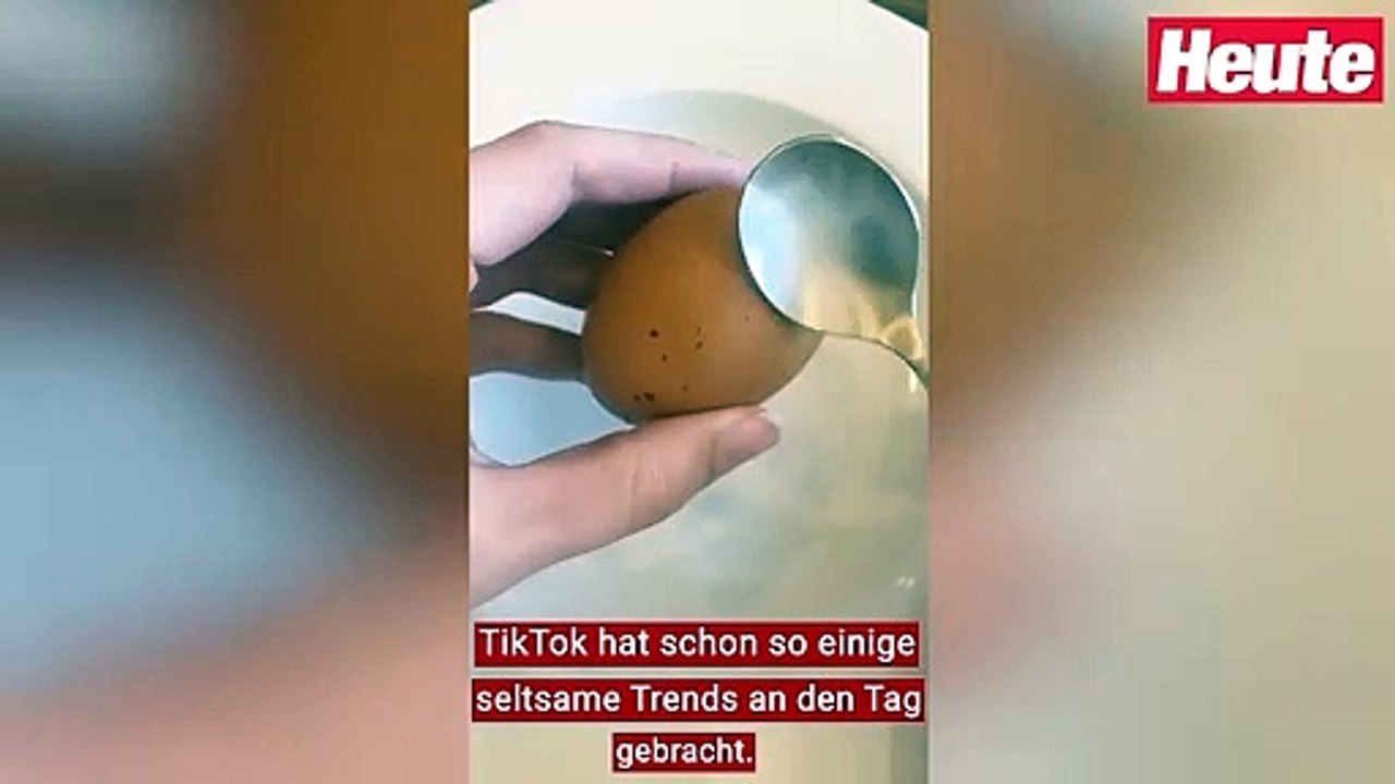 Rohe Eier schälen? Der TikTok-Trend im Test