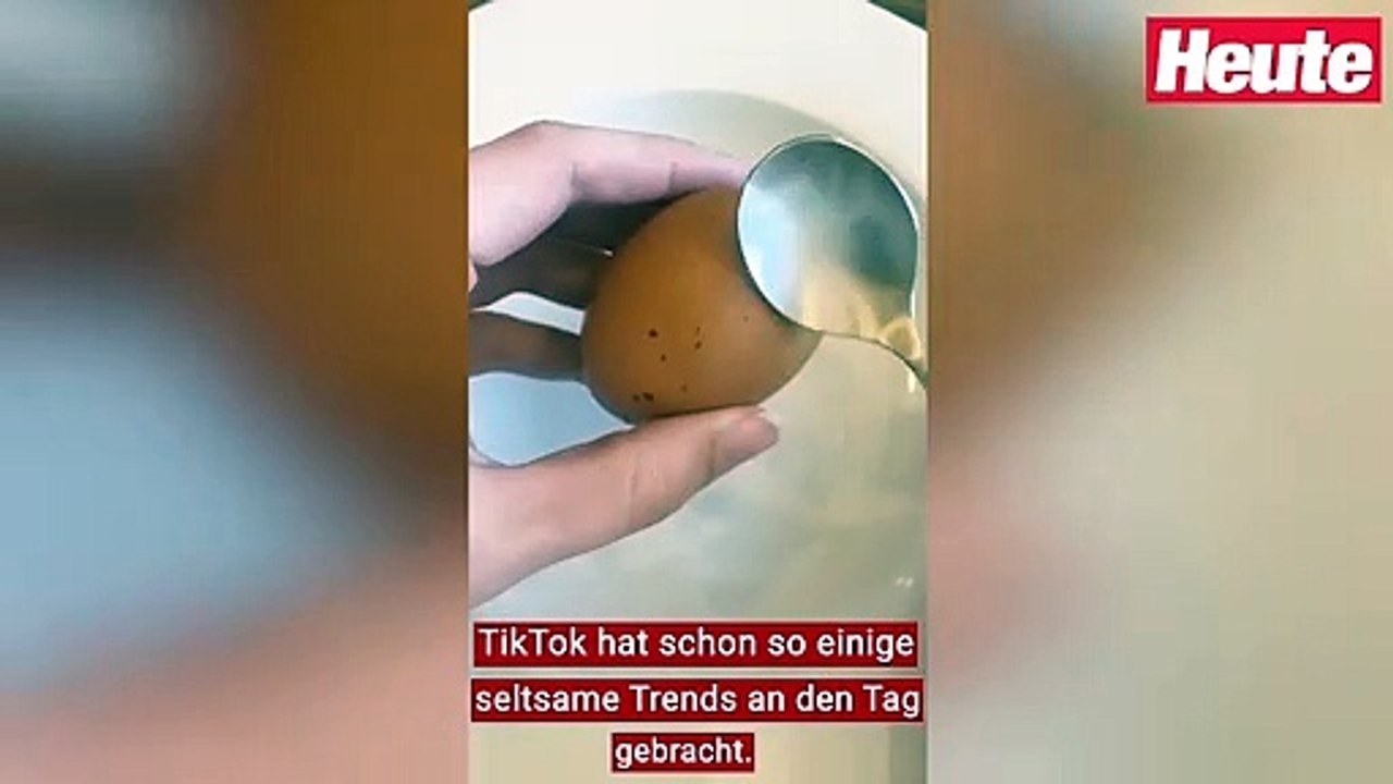 Rohe Eier schälen? Der TikTok-Trend im Test