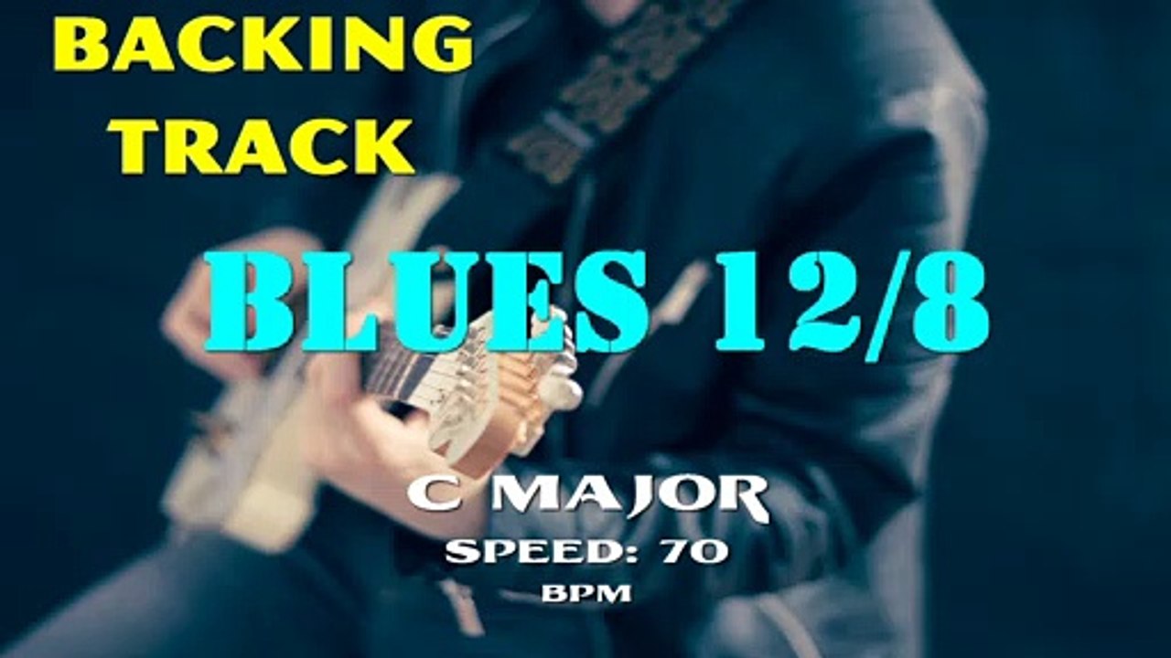 Solo With Guitar Backing Track - Blues 12/8 ( C7-F7-G7, Sum: 114 Bar ) | 3N Music