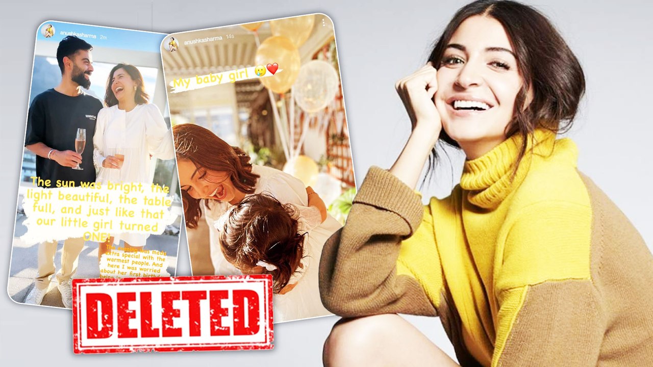 Anushka Sharma Deletes Pictures Of Vamika’s 1st Birthday, Check Out