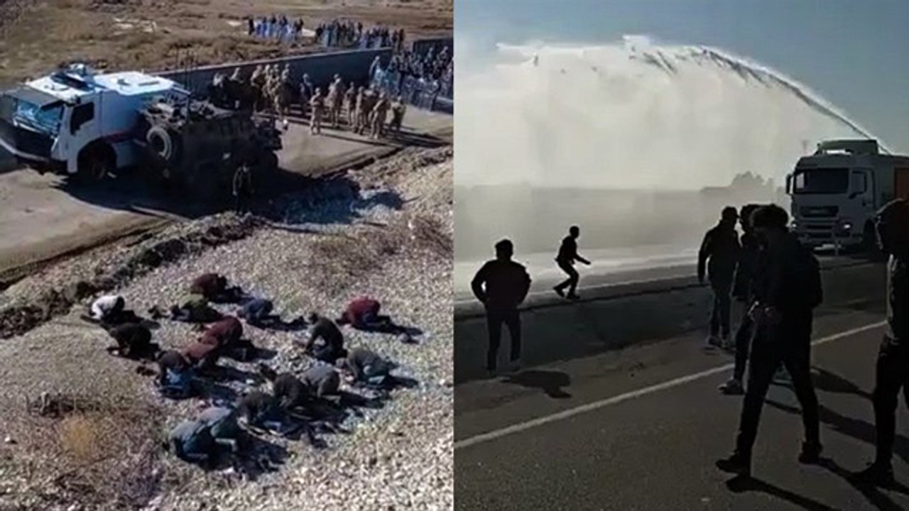 Köylülerin ‘arazi’ eylemine tazyikli suyla müdahale