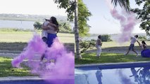 'Man surprises partner with wedding proposal during gender reveal party '