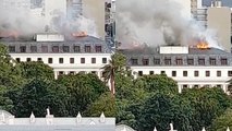 'Cape Town: SA parliament on fire once again, just a day after the lower chamber burned down'