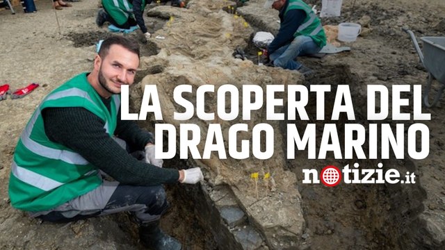 Gran Bretagna, scoperto drago marino risalente a 180 milioni di anni fa: il video del fossile