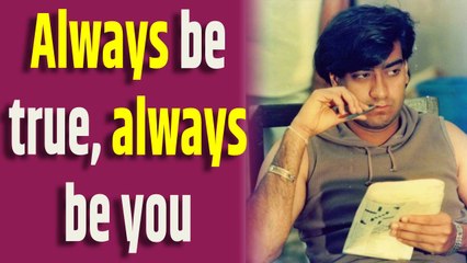 Ajay Devgn writes a note to his 20 year old self