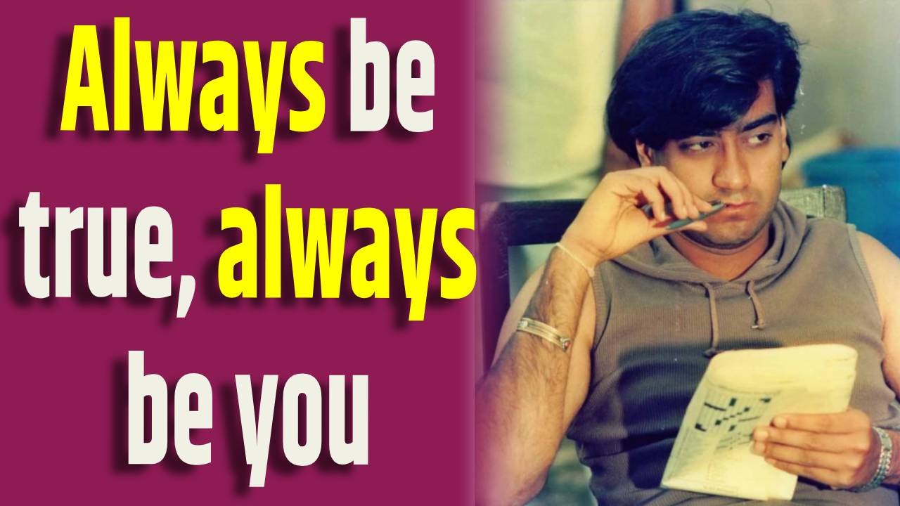 Ajay Devgn writes a note to his 20 year old self