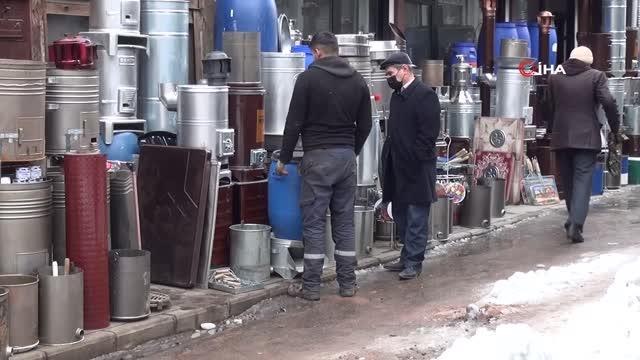 Sobacılar Çarşısı esnafı doğalgaza direniyor