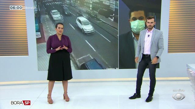 Três pessoas foram atropeladas após um carro em alta velocidade atingir veículos estacionados, no interior do estado. A polícia suspeita que a motorista tenha passado mal ao volante.