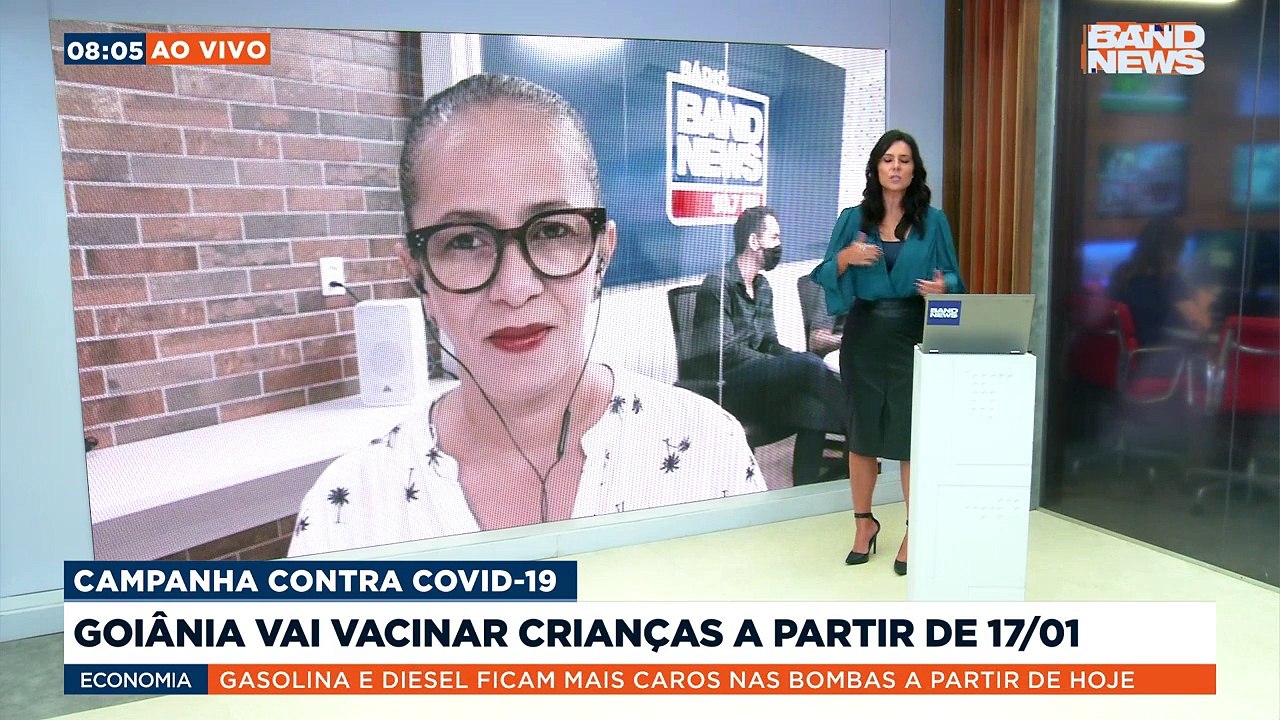 A Secretaria Municipal de Saúde de Goiânia divulgou o cronograma de vacinação de crianças de 5 a 11 anos de idade contra a Covid-19. E quem traz as informações e a Flávia Vinhal.Saiba mais em youtube.com.br/bandjornalismo#BandNews