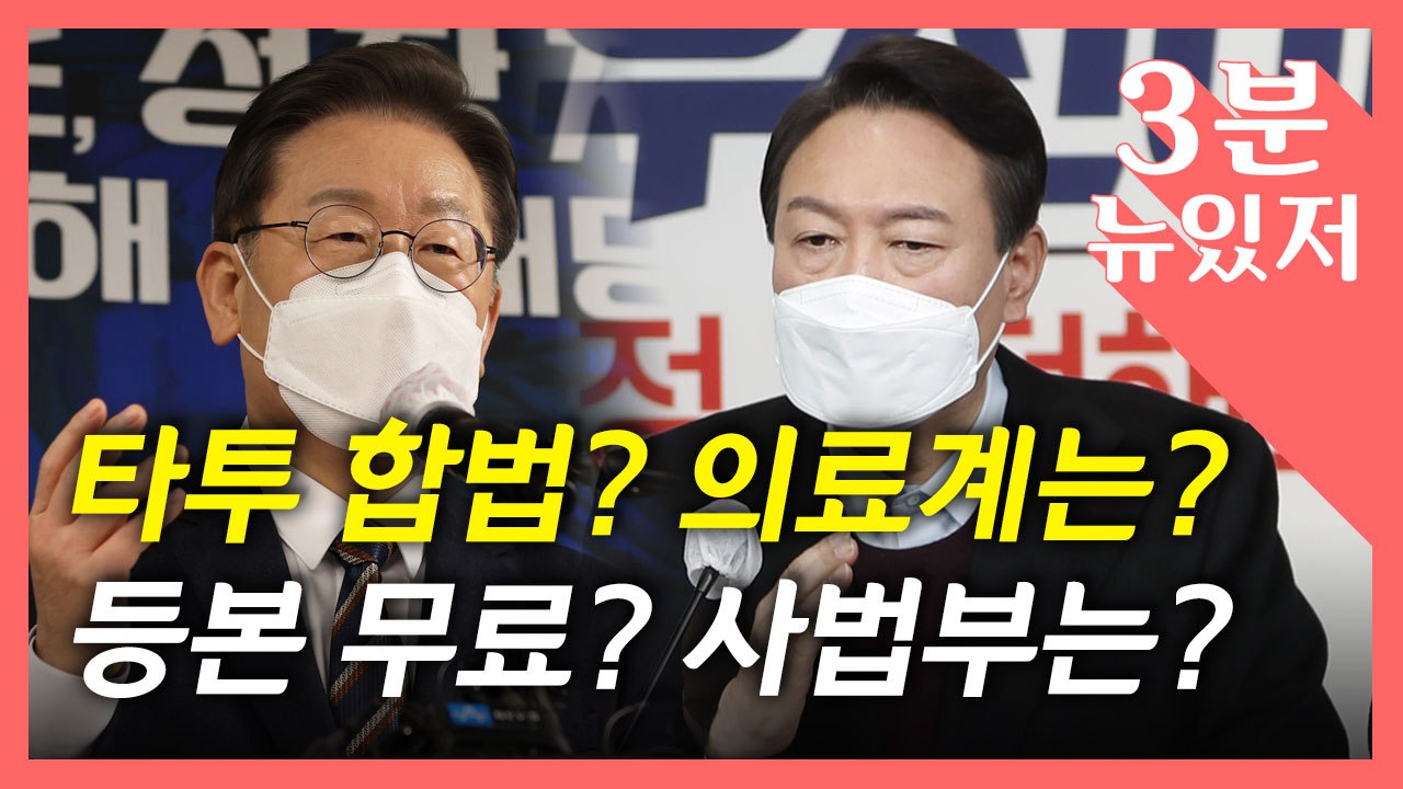[뉴있저] 타투 합법? 의료계 입장은?...등본 무료? 사법부 입장은? / YTN