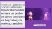 La cantante Rigoberta Bandini, aspirante a representar a España en Eurovisión, se saca un pecho en directo