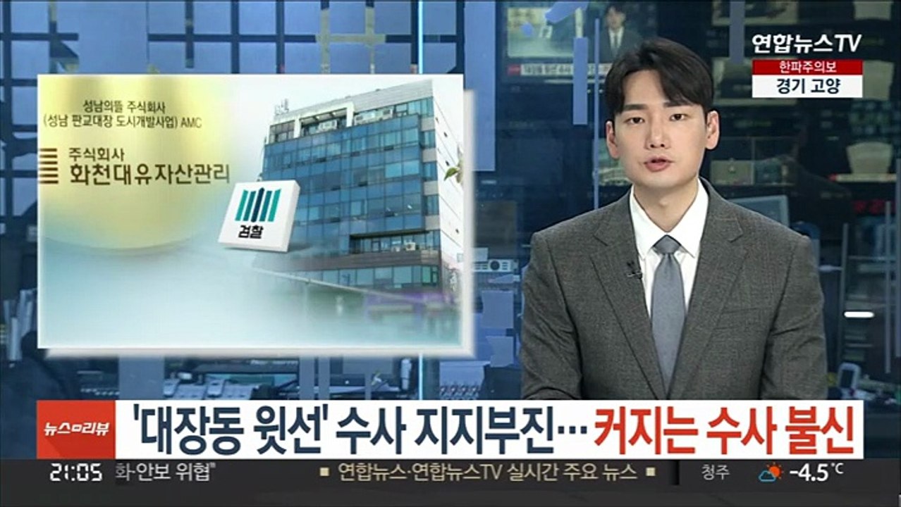 '대장동 윗선' 수사 지지부진…커지는 수사 불신