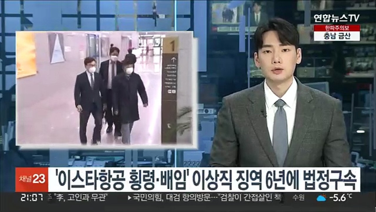 '이스타항공 횡령·배임' 이상직 징역 6년에 법정구속