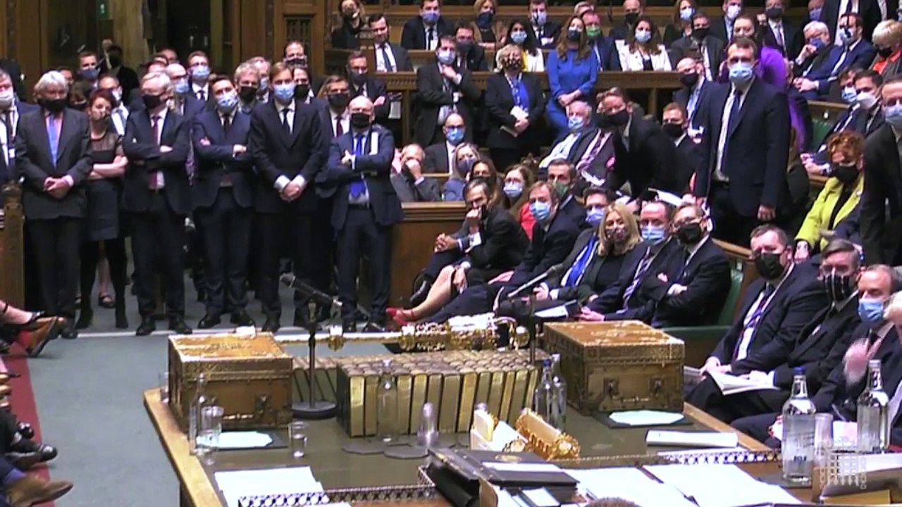 Boris Johnson faces Keir Starmer at PMQs on Downing Street Parties