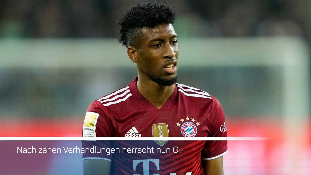 Coman verlängert Vertrag beim FC Bayern München