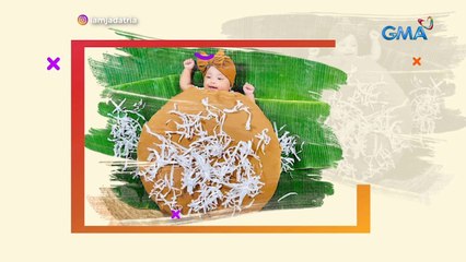 Photoshoot ng isang sanggol na may temang kakanin, kinaaliwan online | 24 Oras