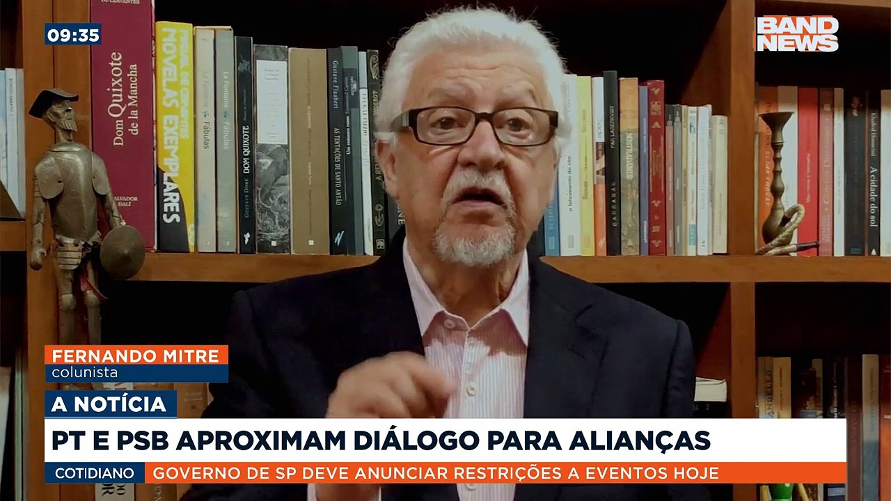 PSB E PT intensificam as conversas em busca de união. Veja na coluna "A Notícia" com Fernando Mitre (@fernandomitre).Saiba mais em youtube.com.br/bandjornalismo#BandNews #PSB #PT