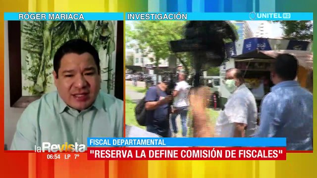 Fiscal Roger Mariaca brinda información sobre el caso ítems fantasmas