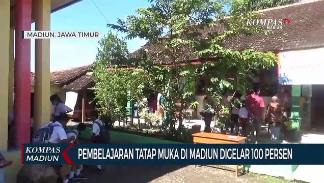 Pembelajaran Tatap Muka Di Madiun Digelar 100 Persen