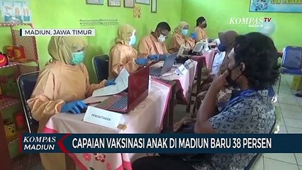 Capaian Vaksinasi Anak Di Madiun Baru 38 Persen