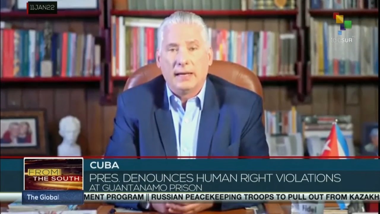 Cuban President demands closure of Guantanamo Naval Base detention facility