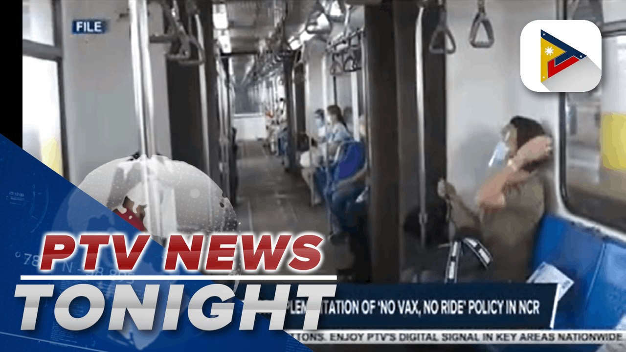 DOTr issues order for implementation of 'No Vax, No Ride' policy in NCR | via  Karen Villanda