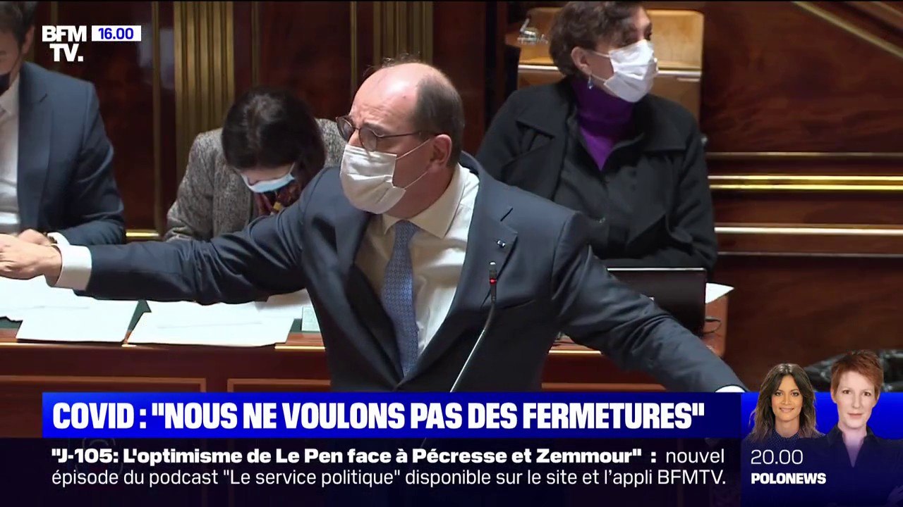 Jean Castex: "L'alternative c'est la fermeture des écoles, de l'économie et ça nous ne le voulons pas"