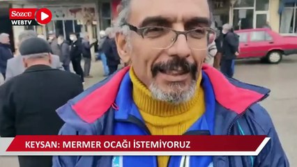 Denizli’de halk mermer ocağına karşı çıktı, katılım toplantısını yaptırmadı