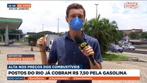 Alguns postos de combustíveis do Rio de Janeiro já estão cobrando R$7,50 pelo litro da gasolina.Saiba mais em youtube.com.br/bandjornalismo#BandNews #Gasolina #RJ
