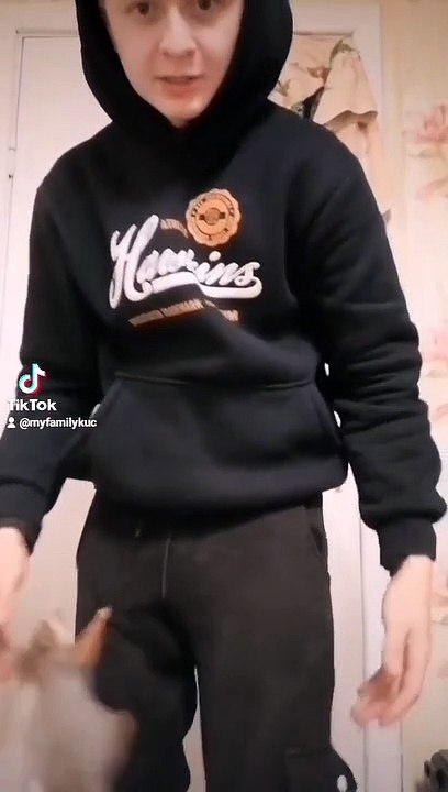 Pet Squirrel Crawls All Over Guy