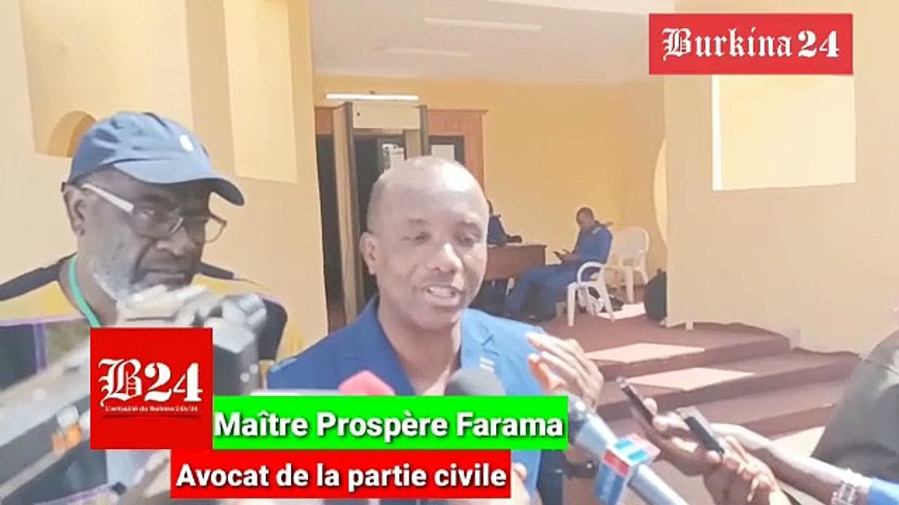 Maitre Prospère farama donne sa lecture sur la vidéo de la reconstitution des faits