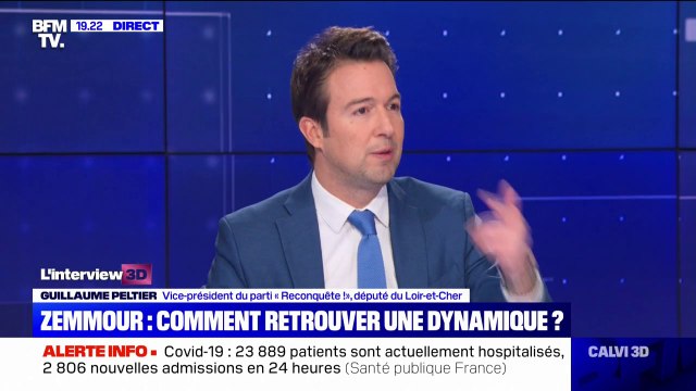 Guillaume Peltier: Eric Zemmour, c'est le réconciliateur de toutes les droites
