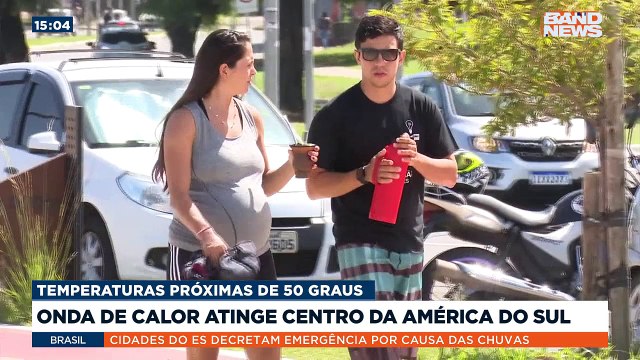 Uma onda de calor intensa atinge a região central da América do Sul e pode fazer com que cidades na Argentina, Uruguai e Paraguai registrem temperaturas recordes, próximas dos 50 ° C. Sobre isso, conversamos com a meteorologista Josélia Pegorim.