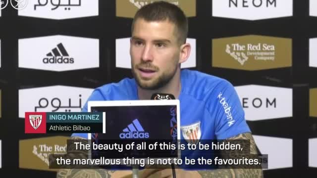 Martinez revelling in Bilbao underdog status