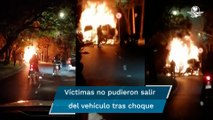 Padre e hijo, víctimas mortales tras incendio de camioneta de lujo en Las Lomas: Fiscalía CDMX