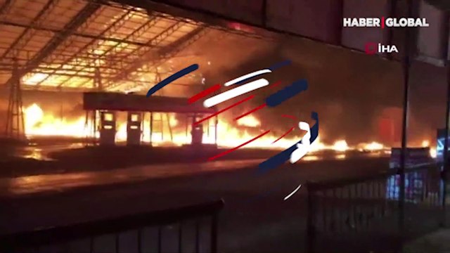 Akaryakıt istasyonunda korkutan patlama: 2 ölü, 7 yaralı