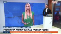 Mesmo com alta demanda por testes de covid e recorde de casos em 24 horas, a Prefeitura do Rio afirma que não há risco de falta de testes.