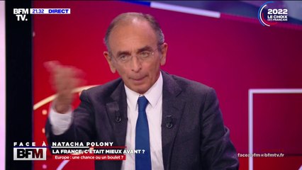Éric Zemmour: "En Europe, je défends d'abord les intérêts de la France. Je ne veux plus que la France soit le bon élève de la construction européenne"