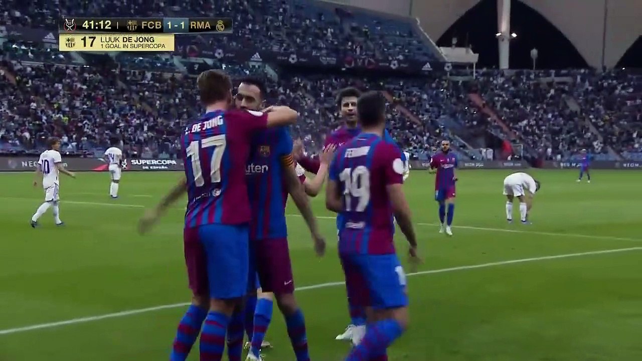 All Goals & highlights -  Barcelona vs Real Madrid 12.01.2021