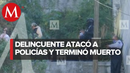 Policías abaten a presunto delincuente en Tlalnepantla