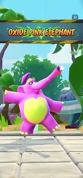 Oxide Pink Elephant Battle Run Gameplay On Beach Jungle - Crash Bandicoot: On The Run!