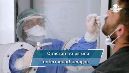 Para la OMS, ómicron no es un sinónimo de gripe: "es un virus peligroso"