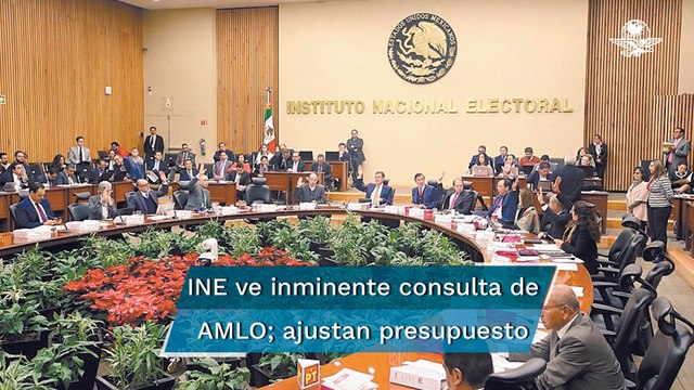 INE aprueba solicitar mil 738.94 mdp a Hacienda para revocación de mandato de AMLO