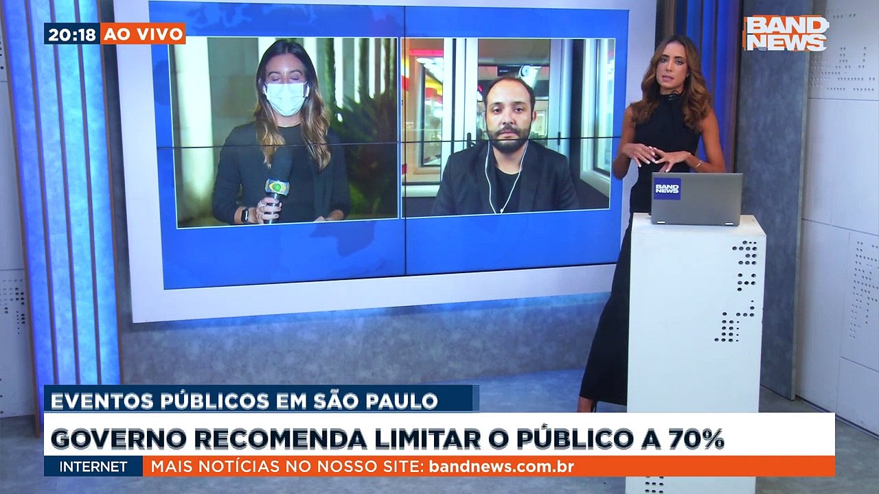 O governo de São Paulo recomenda restrições a grandes eventos depois do número de internados dobrar nas duas últimas semanas.