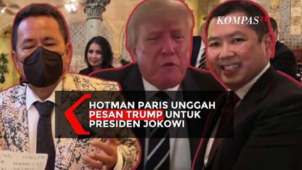 Hotman Paris Unggah Pesan Trump untuk Jokowi: Titip Salam Kangen!